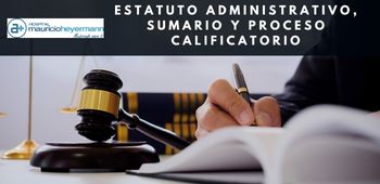 Estatuto Administrativo, Sumario y Proceso Calificatorio - Hospital de Angol